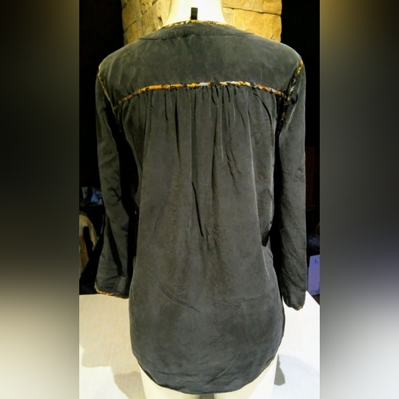 BCBG Y2K SILK BLOUSE - Picture 2 of 8